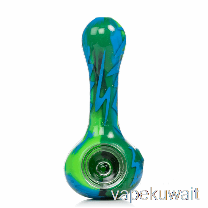 ملعقة سيليكون Eyce Oraflex Switchback Planet (أسود / أزرق / أخضر / أخضر ليموني) فيب الكويت